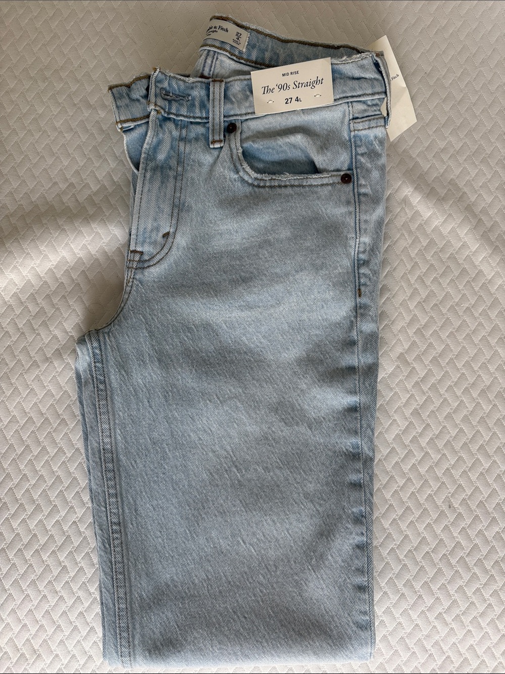 Abercrombie & Fitch 90s Straight Mid Rise Jeans
